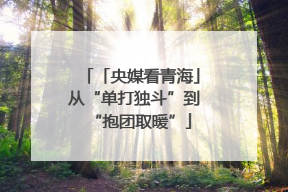 「央媒看青海」从“单打独斗”到“抱团取暖”
