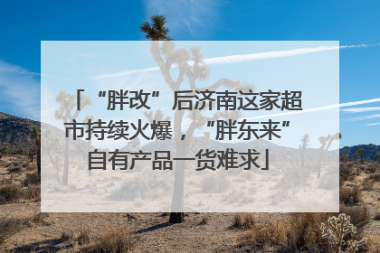 “胖改”后济南这家超市持续火爆，“胖东来”自有产品一货难求