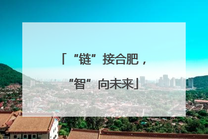 “链”接合肥，“智”向未来