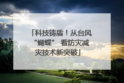 科技铸盾！从台风“蝴蝶” 看防灾减灾技术新突破