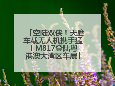 空陆双侠！天鹰车载无人机携手猛士M817登陆粤港澳大湾区车展