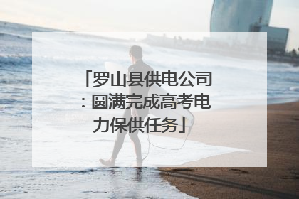 罗山县供电公司：圆满完成高考电力保供任务