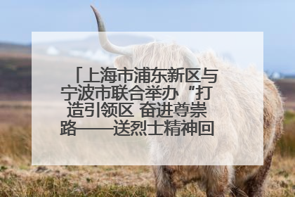 上海市浦东新区与宁波市联合举办“打造引领区 奋进尊崇路——送烈士精神回家乡”主题活动