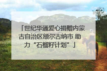 世纪华通爱心捐赠内蒙古自治区额尔古纳市 助力“石榴籽计划”