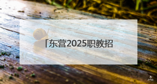 东营2025职教招生时间表公布：6月27日起分两阶段录取