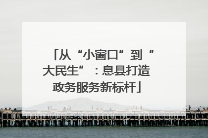 从“小窗口”到“大民生”：息县打造政务服务新标杆