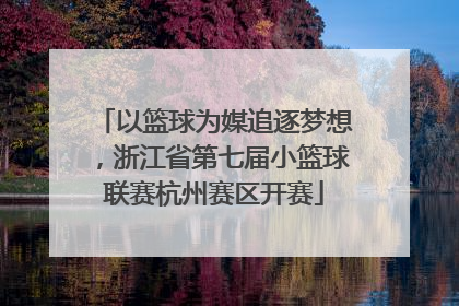 以篮球为媒追逐梦想，浙江省第七届小篮球联赛杭州赛区开赛