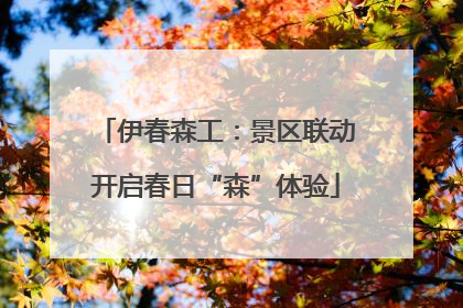 伊春森工：景区联动开启春日“森”体验