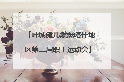 叶城健儿燃爆喀什地区第二届职工运动会