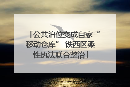 公共泊位变成自家“移动仓库” 铁西区柔性执法联合整治