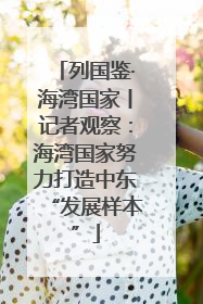 列国鉴·海湾国家丨记者观察：海湾国家努力打造中东“发展样本”