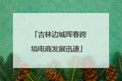 吉林边城珲春跨境电商发展迅速