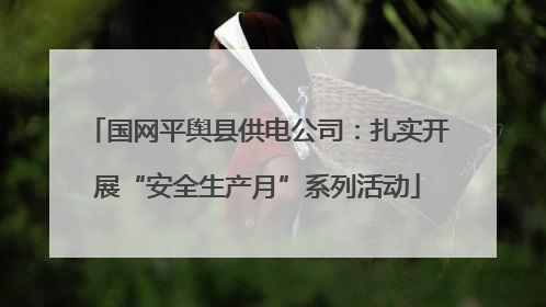 国网平舆县供电公司：扎实开展“安全生产月”系列活动