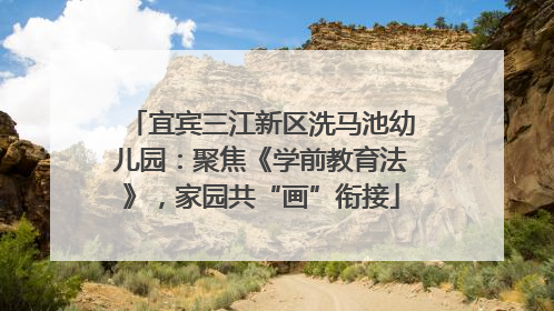 宜宾三江新区洗马池幼儿园：聚焦《学前教育法》，家园共“画”衔接