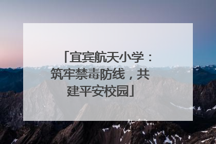 宜宾航天小学：筑牢禁毒防线，共建平安校园