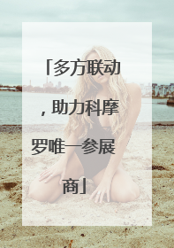 多方联动，助力科摩罗唯一参展商