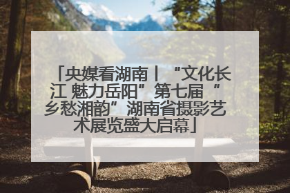 央媒看湖南丨“文化长江 魅力岳阳”第七届“乡愁湘韵”湖南省摄影艺术展览盛大启幕