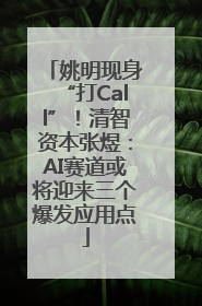 姚明现身“打Call”！清智资本张煜：AI赛道或将迎来三个爆发应用点