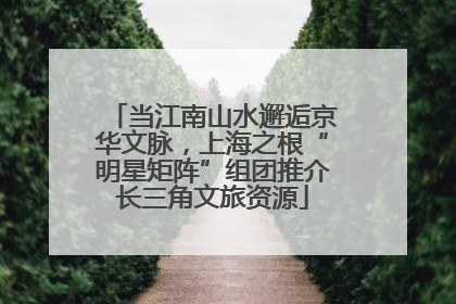 当江南山水邂逅京华文脉，上海之根“明星矩阵”组团推介长三角文旅资源