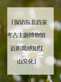 探访东北首家考古主题博物馆 近距离感知红山文化