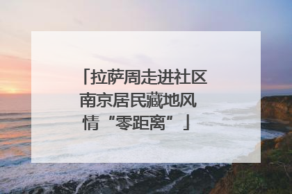 拉萨周走进社区 南京居民藏地风情“零距离”