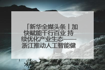 新华全媒头条丨加快赋能千行百业 持续优化产业生态——浙江推动人工智能健康有序发展观察