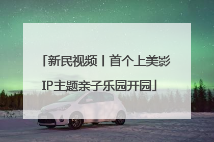 新民视频丨首个上美影IP主题亲子乐园开园