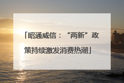 昭通威信：“两新”政策持续激发消费热潮
