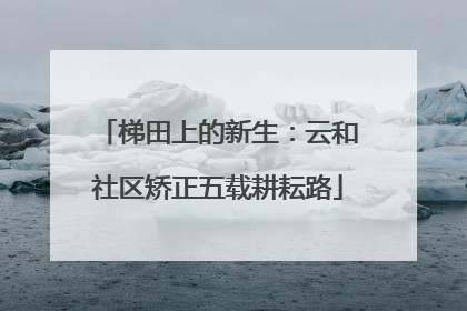 梯田上的新生：云和社区矫正五载耕耘路