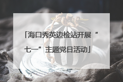 海口秀英边检站开展“七一”主题党日活动