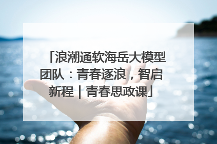 浪潮通软海岳大模型团队：青春逐浪，智启新程｜青春思政课