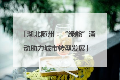 湖北随州：“绿能”涌动助力城市转型发展