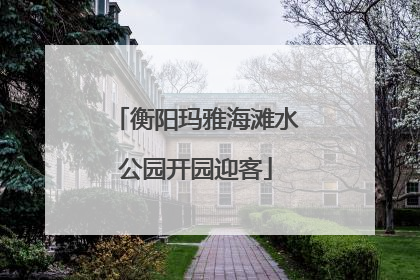 衡阳玛雅海滩水公园开园迎客