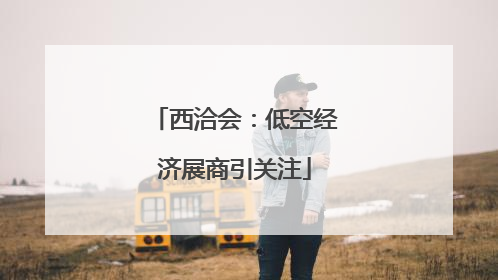 西洽会：低空经济展商引关注