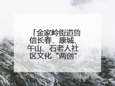 金家岭街道鲁信长春、康城、午山、石老人社区文化“两创”社区书院结业