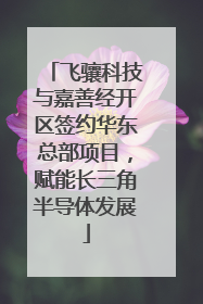 飞骧科技与嘉善经开区签约华东总部项目，赋能长三角半导体发展
