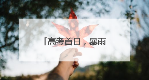 高考首日，暴雨中镇江民警助力考生寻师拿证
