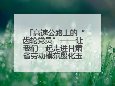 高速公路上的“齿轮党员”——让我们一起走进甘肃省劳动模范殷化玉的故事