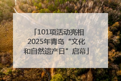 101项活动亮相 2025年青岛“文化和自然遗产日”启幕