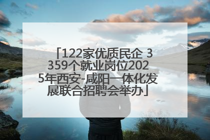 122家优质民企 3359个就业岗位2025年西安-咸阳一体化发展联合招聘会举办