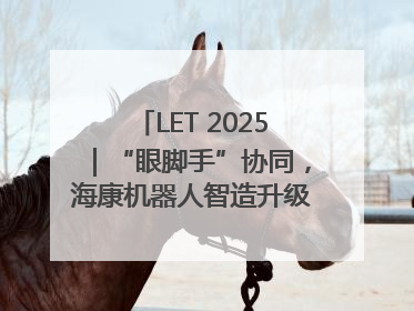 LET 2025｜“眼脚手”协同，海康机器人智造升级的秘密就在这里